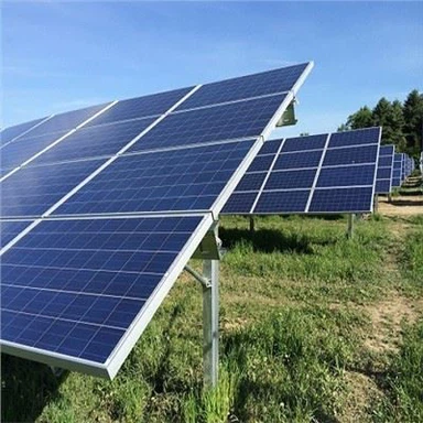 Structure à vis de terre avec un seul pôle