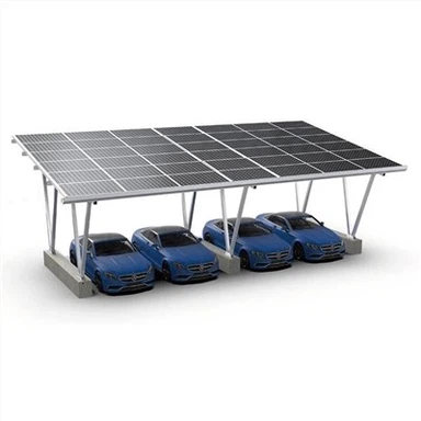 Système de montage de rayonnage solaire pour abri de voiture