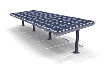 Carport de panneau solaire en acier galvanisé à chaud ODM