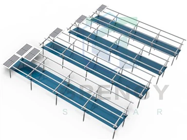 Système de montage au sol sur pieux