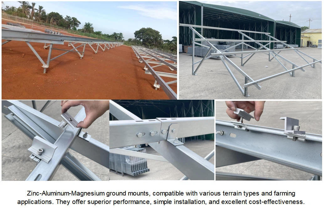 Lightweight Metal Roof PV Racking grengy zam ground mounting Lightweight Metal Roof PV Racking grengy zam ground mounting