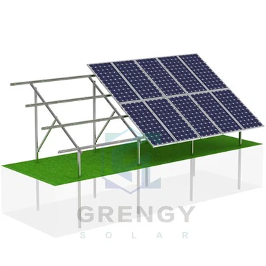 Système de montage solaire à inclinaison fixe au sol