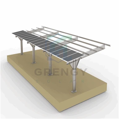 Supports d'autocars solaires galvanisés à chaud|Solutions de stationnement commercial