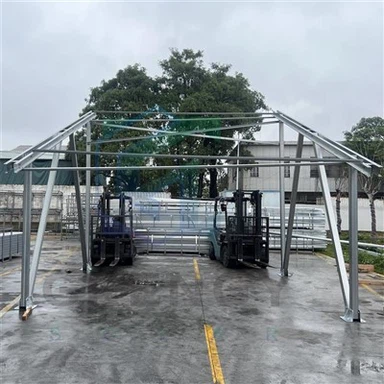 Le choix durable pour les abris solaires commerciaux: Zn - al - mg Frames