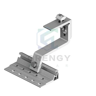 Météo - support de crochet de toit en aluminium résistant pour les systèmes PV
