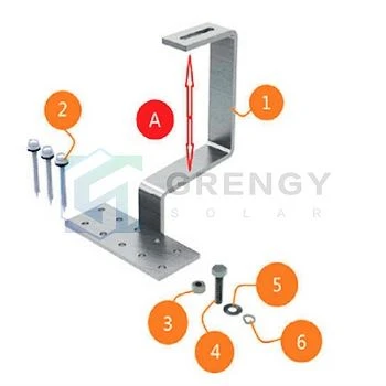 SUS304 solar hook(001)