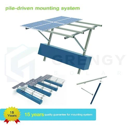 piling solar bracket with single pole(001)