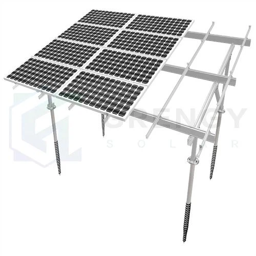 product-1-1 solar mounting system with adjustable screw pile with little blades(001)