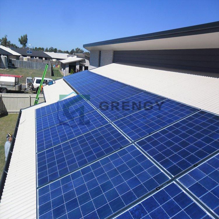L Foot Bracket Solar Metal Roof Structure Systems