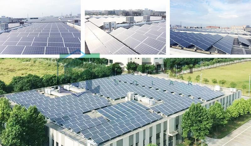 Ballasted flat roofing solar rack Mounting Systems
