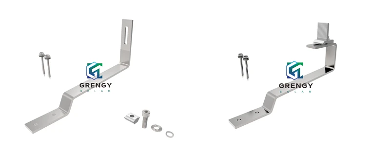 flat tile roof solar hook