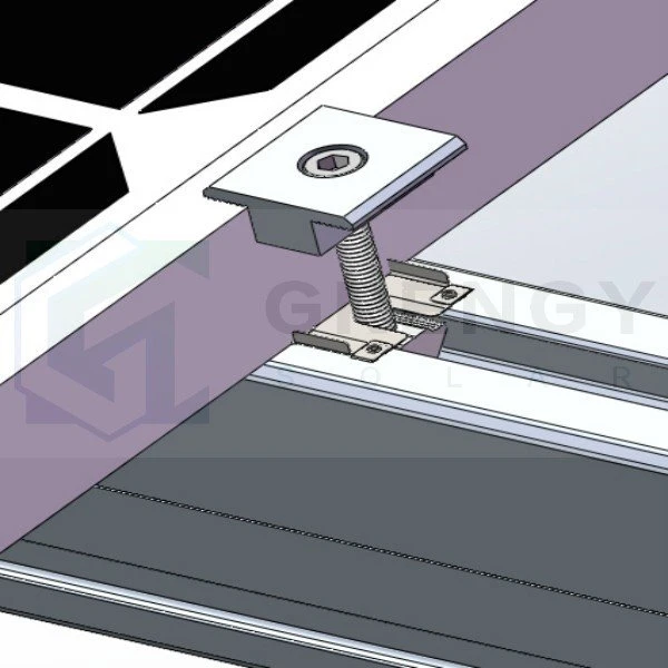solar panel end clamp