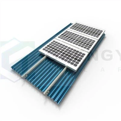 Pince trapézoïdale solaire pour système de toit en métal