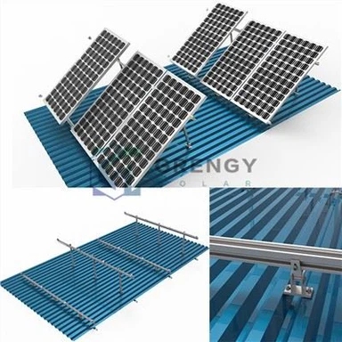 Système de montage de toit solaire en métal à inclinaison réglable