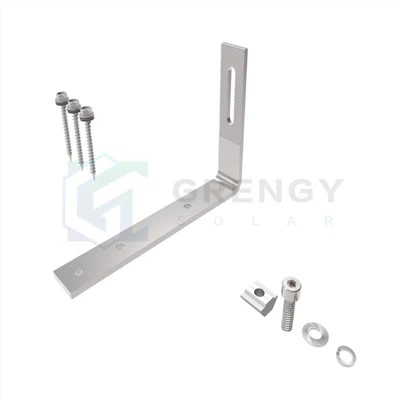 Crochet solaire pour toits en tuiles d'asphalte