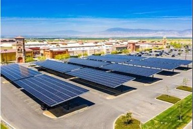Abri d'auto solaire galvanisé à chaud