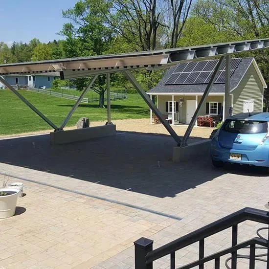 Structure d’abri d’auto solaire