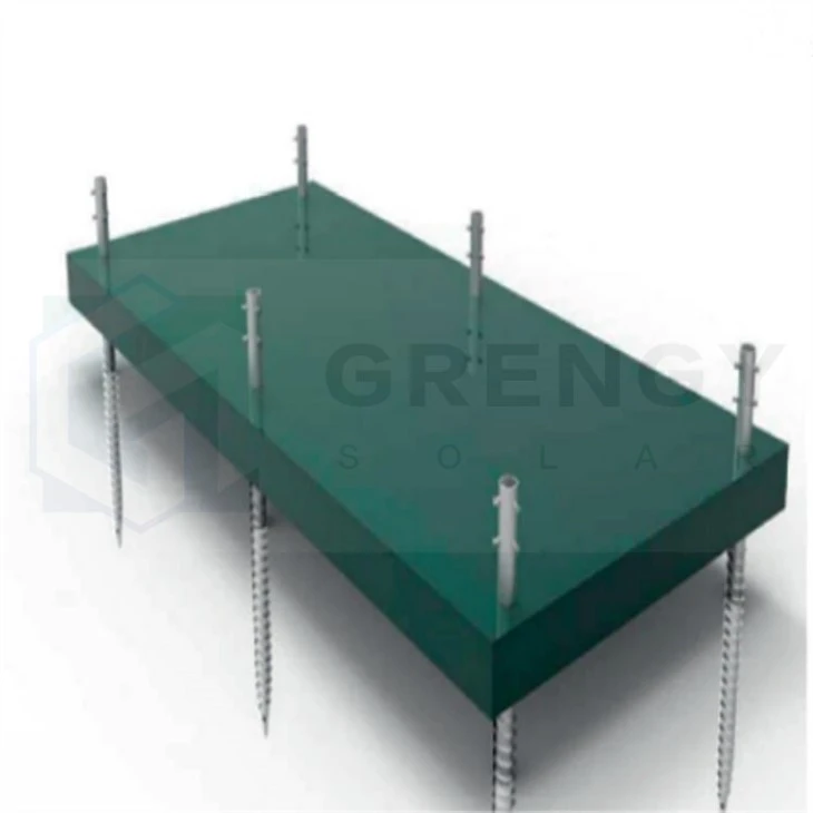 piling solar ground mounting system