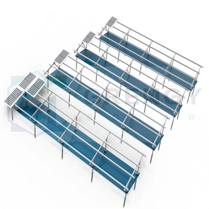 Supports PV au sol en aluminium