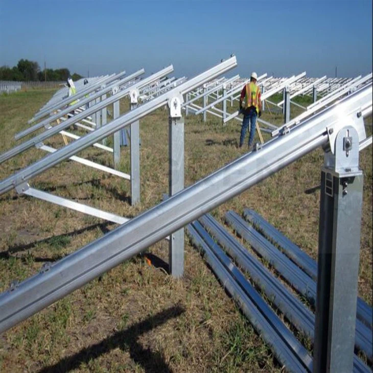 project of piling mount structure with single pole