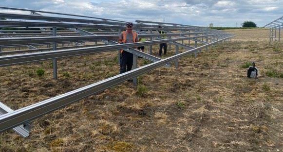 Hot Dip Galvanized Ramming Ground Mounting System