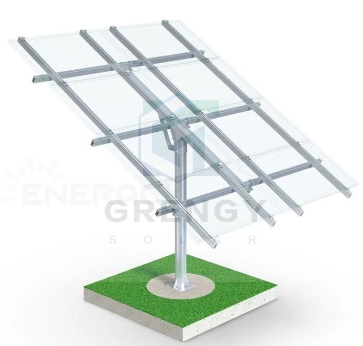 Single Pole Ground Mounting System