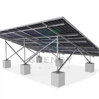 Structure de montage au sol pour panneaux solaires