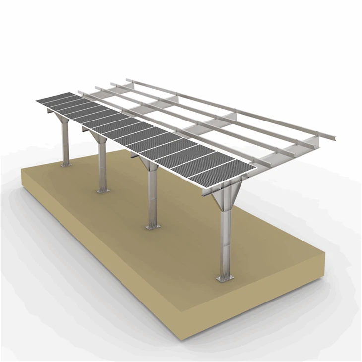 Structures de montage solaire pour abris de voiture