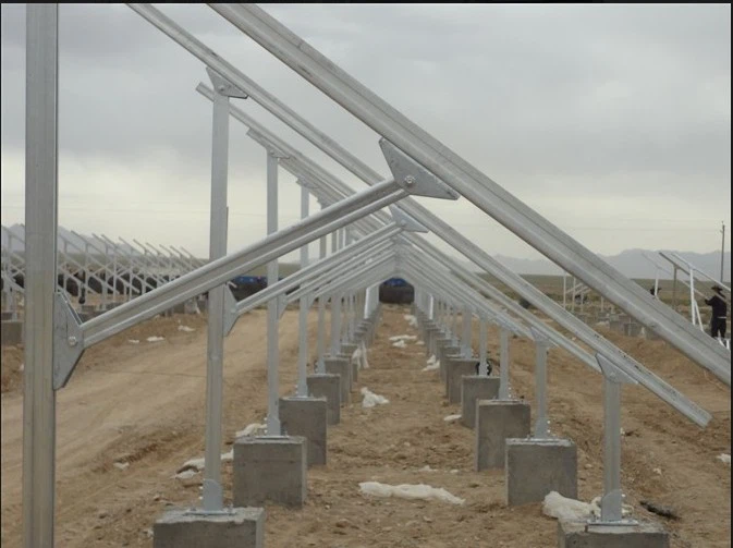 Ground Ballast Solar Mounting Systems factory