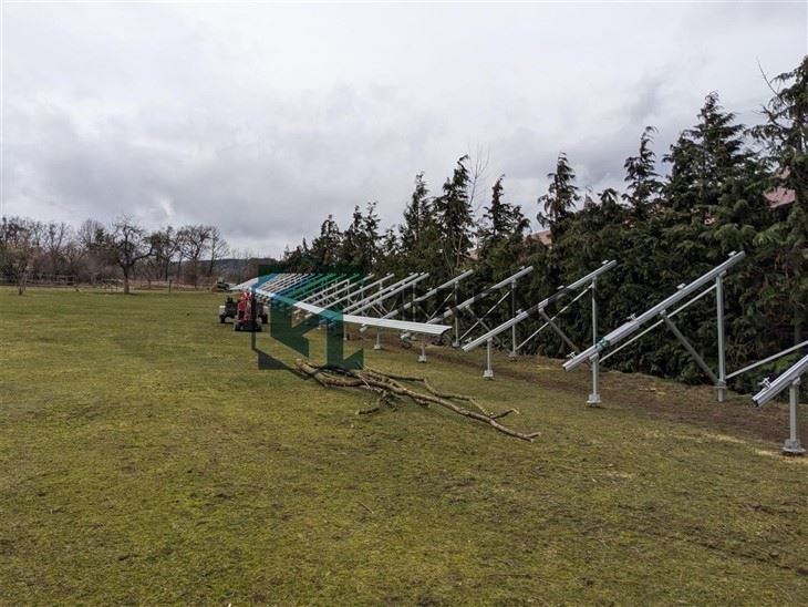 High-Strength Aluminum Ground Racking | CE Certified Solar Mounting System factory