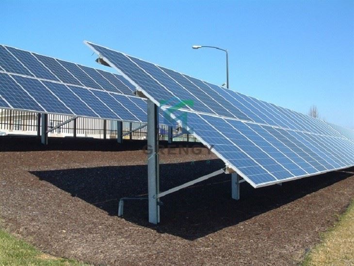 Hot Dip Galvanized Solar Mounting System Aluminum Zinc Magnesium Coated