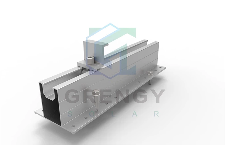 Lightweight Metal Roof PV Racking factory
