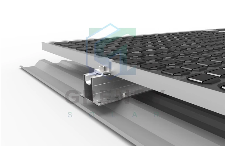Lightweight Metal Roof PV Racking price