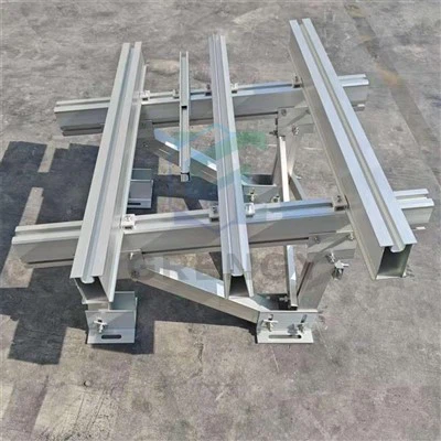 Montage solaire au sol solaire en aluminium anodisé|Corrosion - supports solaires résistants