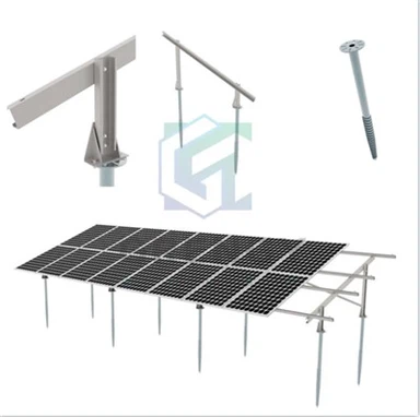 Grande vis de sol pour panneaux solaires