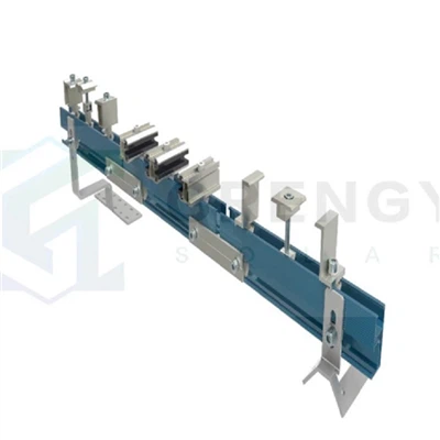 Chaîne d'approvisionnement flexible et solutions personnalisées de serrage intermédiaire et d'extrémité pour montage sur panneau solaire en aluminium