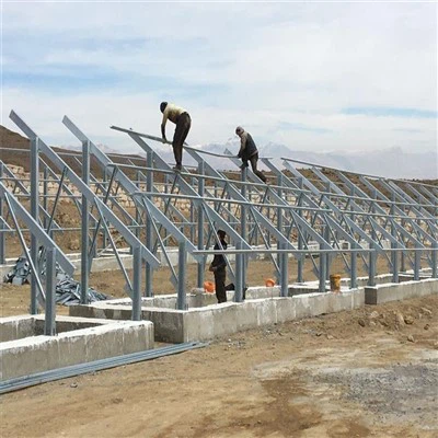 Structure du panneau solaire en acier galvanisé