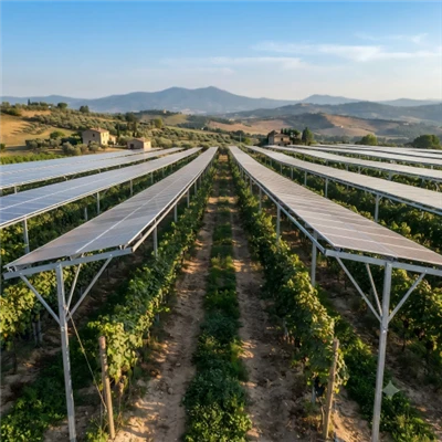 Structure de montage Agri PV à dégagement élevé