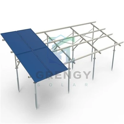 Supports au sol en aluminium léger|Bases de panneaux solaires résidentiels et commerciaux