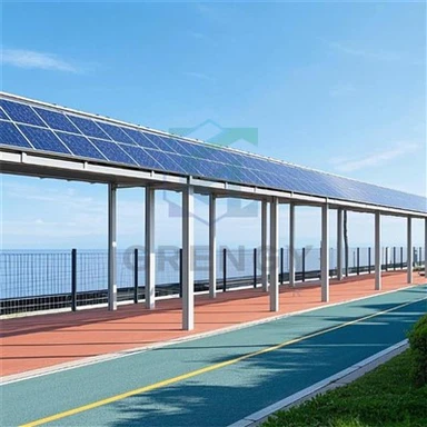 Piste cyclable solaire