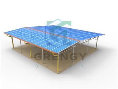 Auvent solaire pour abri d'auto