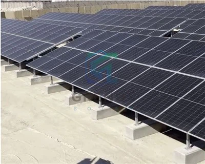 Système de montage de base en béton au sol solaire