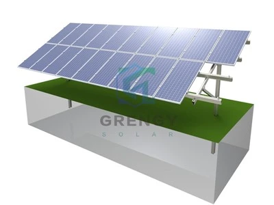 Système de montage à pile unique pour pilonnage au sol solaire