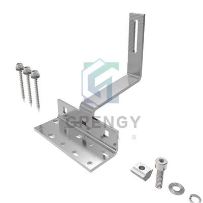 Crochets de montage de modules solaires pour toits de tuiles