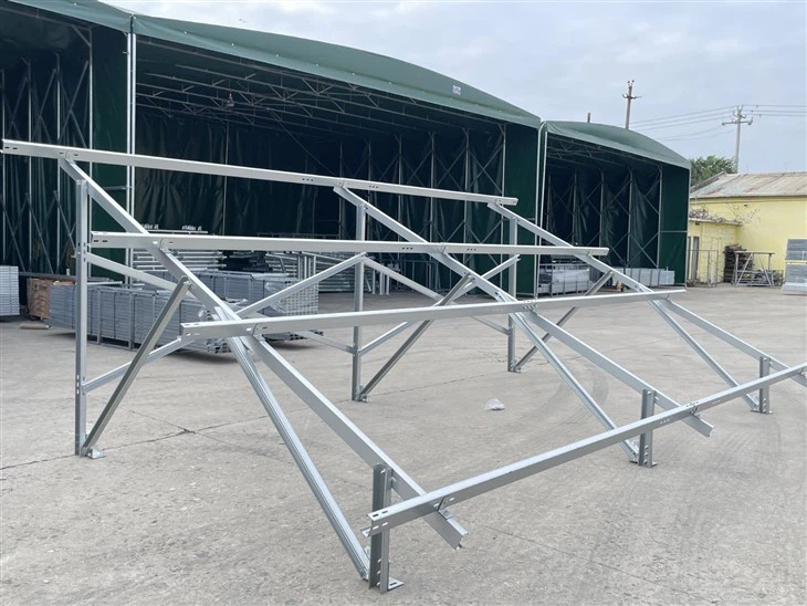 Solar Ground Mounting Systems With Concrete Foundation best