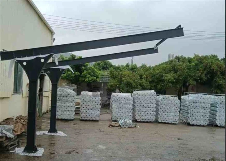 T-shaped Carbon Steel Solar Carport Mount System high quality