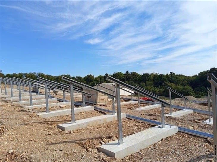 ZAM Coated Steel Solar Rack Ground Mount suppliers