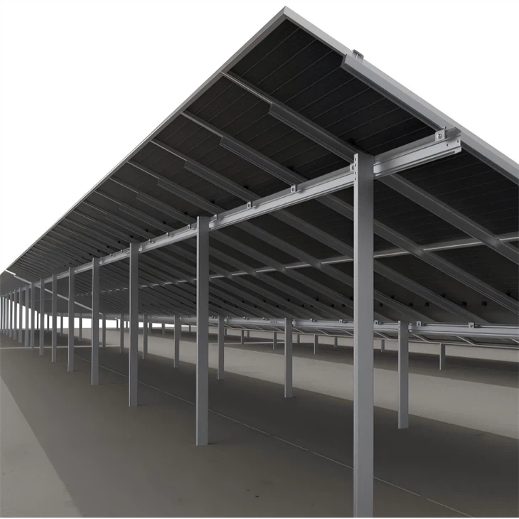 Support au sol pour support solaire en acier enduit ZAM